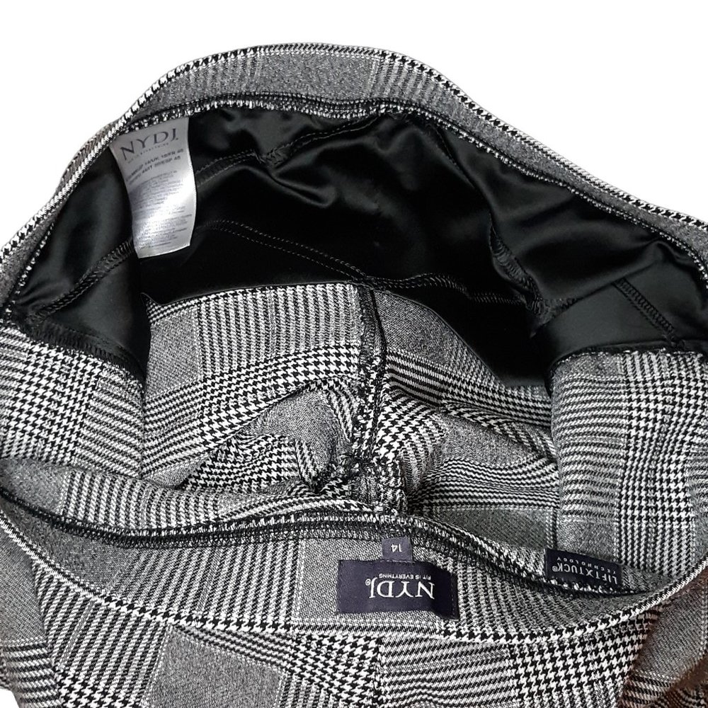 "Cropped Boot Pull On, Snow Plaid" - image 5